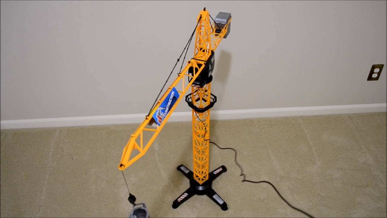 Dickie Toys 48" and 40" Mega Crane Truck Vehicle Playset Review Testing Unboxing GIANT WORLD