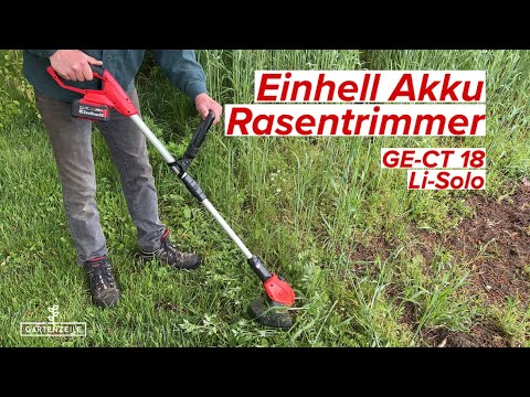 Einhell Akku Rasentrimmer GE-CT 18 Li-Solo im Test! Unser FAZIT zum Allround-Rasentrimmer!
