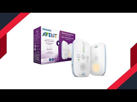 ⭐ Philips Avent Audio-Babyphone SCD503/26, DECT-Technologie, Eco-Mode