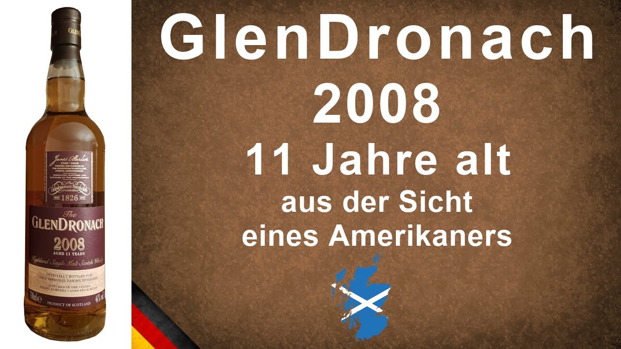 Glendronach 2008 also 11 Jahre alt 46% Single Malt Scotch Whisky Verkostung #1389 von WhiskyJason