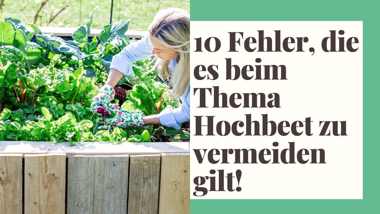 10 Fehler, die es beim Thema Hochbeet zu vermeiden gilt!