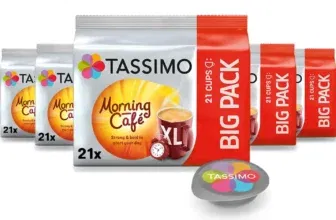 Tassimo Kapseln Morning Café (5er Pack): 105 Kaffeekapseln für nur 17,95€ inkl. Prime-Versand statt 28,95€