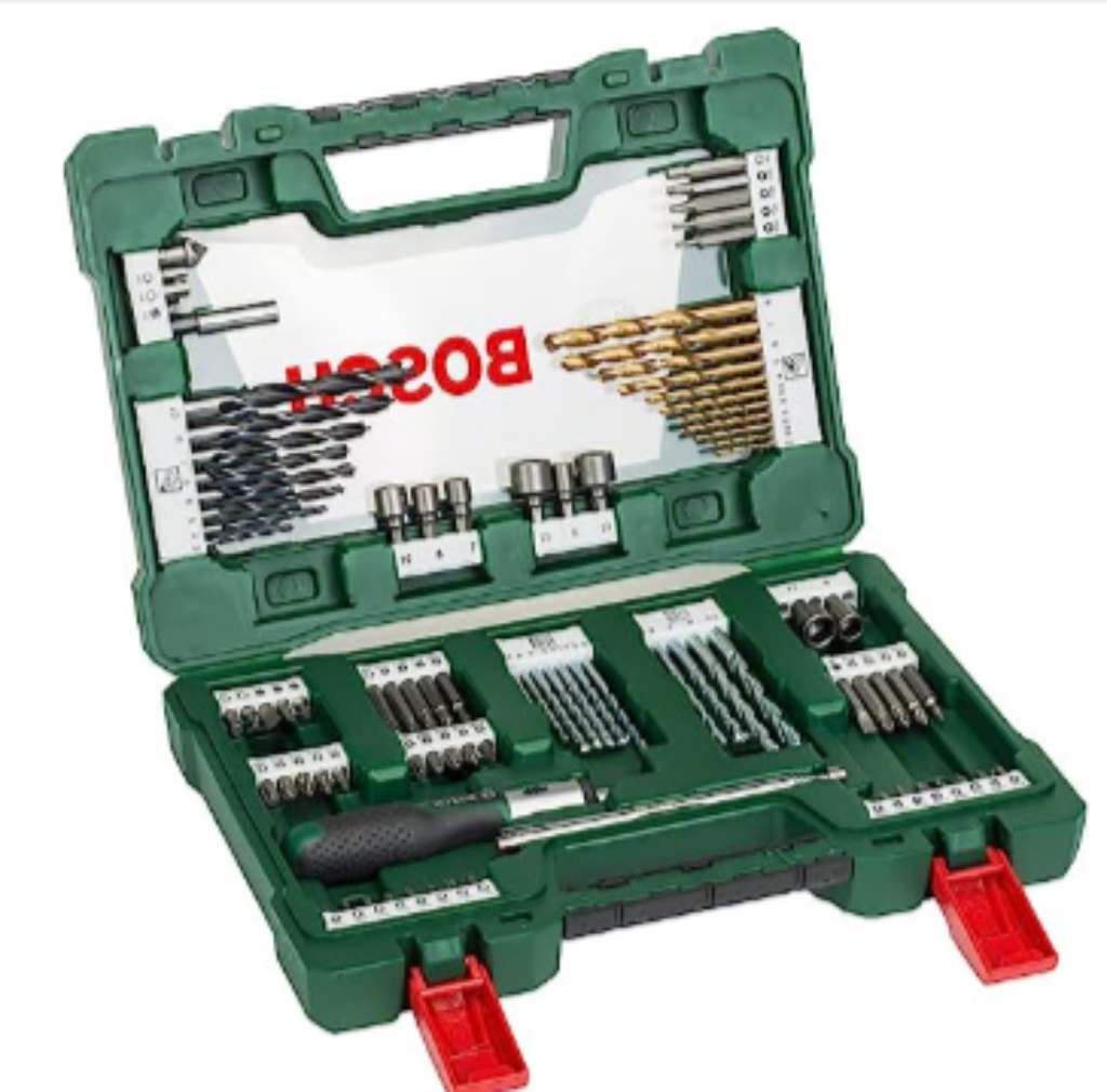 Bosch Accessories Tlg Titanium Bohrer Und Bit Set V Line Für Holz Stein Und Metall Inkl Ratschen Schraubendreher Und Magnetstab Zubehör Bohr Und Schraubwerkzeuge Amazon De Baumarkt