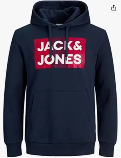 JACK & JONES Herren Hoodies JJECorp Logo für 14,99 € inkl. Prime-Versand (statt 22,48 €)