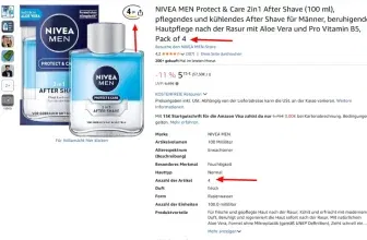 🔥 Preisfehler bei Amazon? 4er Pack a 100ml Nivea Men After Shave für nur 5,75€!