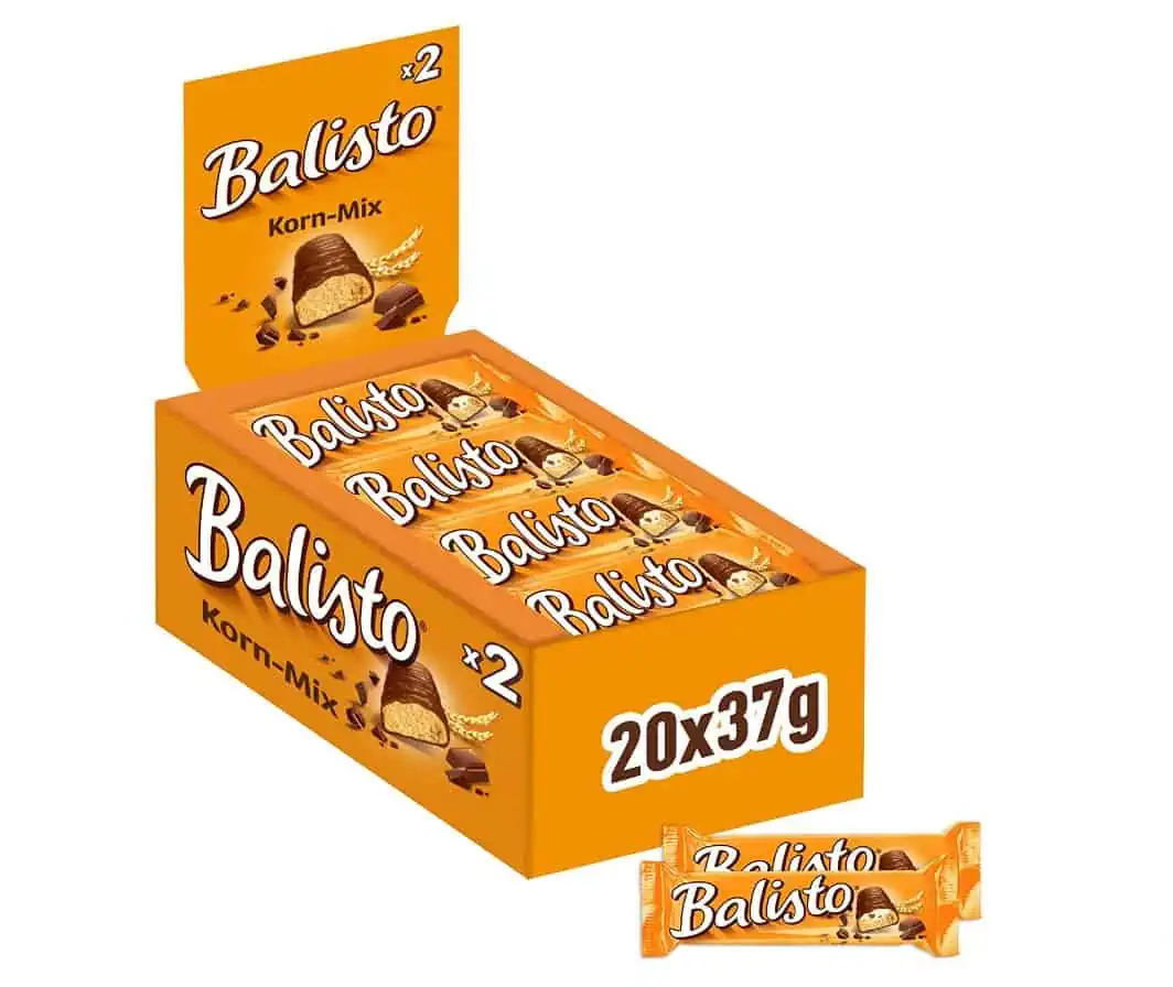 Balisto Korn-Mix, 20 Riegel (20 x 37 g) ab 8,92 € inkl. Versand (statt 15,98 €)