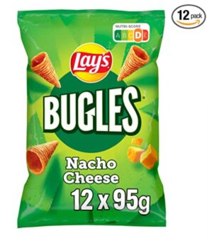 Lays Bugles Nacho Cheese – Herzhafter Mais Snack mit Kaese Geschmack 12 x 95 g   Amazon.de  Lebens