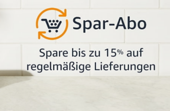 Werbebild von Amazon für den 15 % Rabatt bei regelmäßiger Lieferung