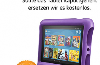 Fire 7 Kids Tablet 7 Zoll Display 16 GB violette kindgerechte Hülle 2019 Amazon de Spielzeug