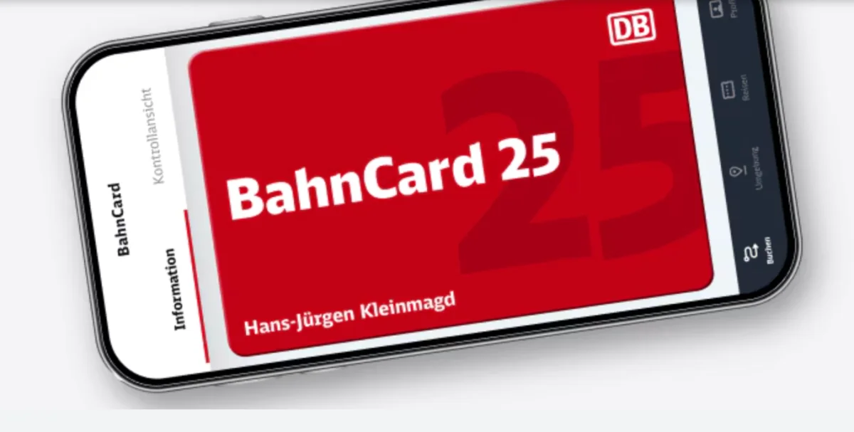 BahnCard 25 für 29,99 € – mehr als 50 % günstiger