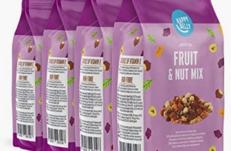 Amazon Marke Happy Belly Frucht Nuss Mix 4x200g Amazon de Lebensmittel Getraenke