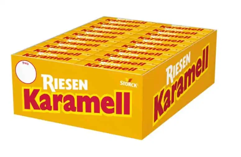 [Süßer Preis King] Karamell RIESEN Karamellbonbon (80 x 29g Stange) ab 10,99 € inkl. Prime-Versand