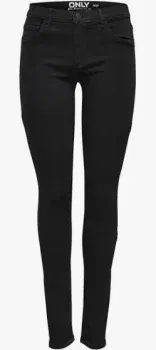 Schwarze ONLY Damen Jeans in verschiedenen Größen XS bis L. Hochwertiges Material und modernes Design.