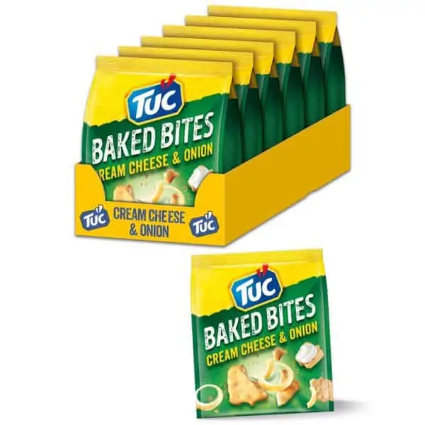 TUC Baked Bites Cream Cheese & Onion 6er Pack (6x x 110g) ab 7,16 € inkl. Versand