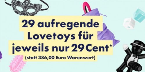 EIS DE: 29 aufregende Lovetoys für jeweils nur 29 ct (MBW 19,95 €) 🍨