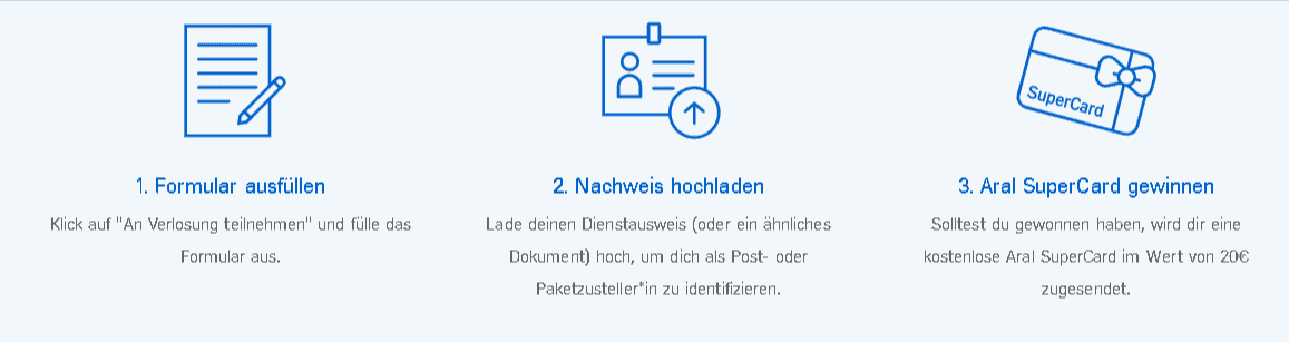 Aral Aktion Fuer Post Und Paketzusteller Innen