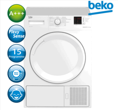 Beko Trockner A Waermepumpentrockner Waeschetrockner Ds7512Pa 7Kg Ebay