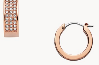 Damen Ohrringe Pavé Hoops JOF Fossil