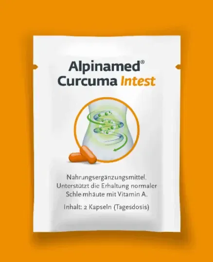 Gratis Alpinamed Curcuma Intest Nahrungsergaenzungsmittel fuer den Darm