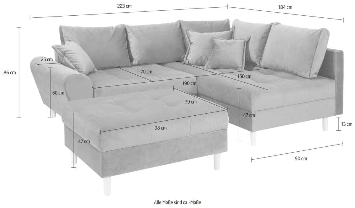 Home Affaire Ecksofa Rice 2