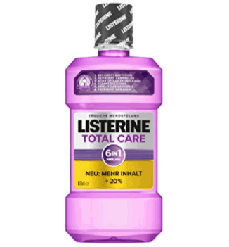 Listerine Total Care Antibakterielle Mundspuelung Fuer Gesunde Zaehne Und Gesundes Zahnfleisch 600 Ml Amazon De Drogerie Koerperpflege