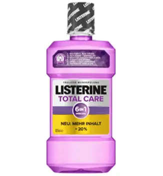 Listerine Total Care Antibakterielle Mundspuelung Fuer gesunde Zaehne und gesundes Zahnfleisch 600 ml Amazon de Drogerie Koerperpflege