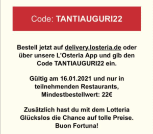 L‘osteria 22 Auf Alles