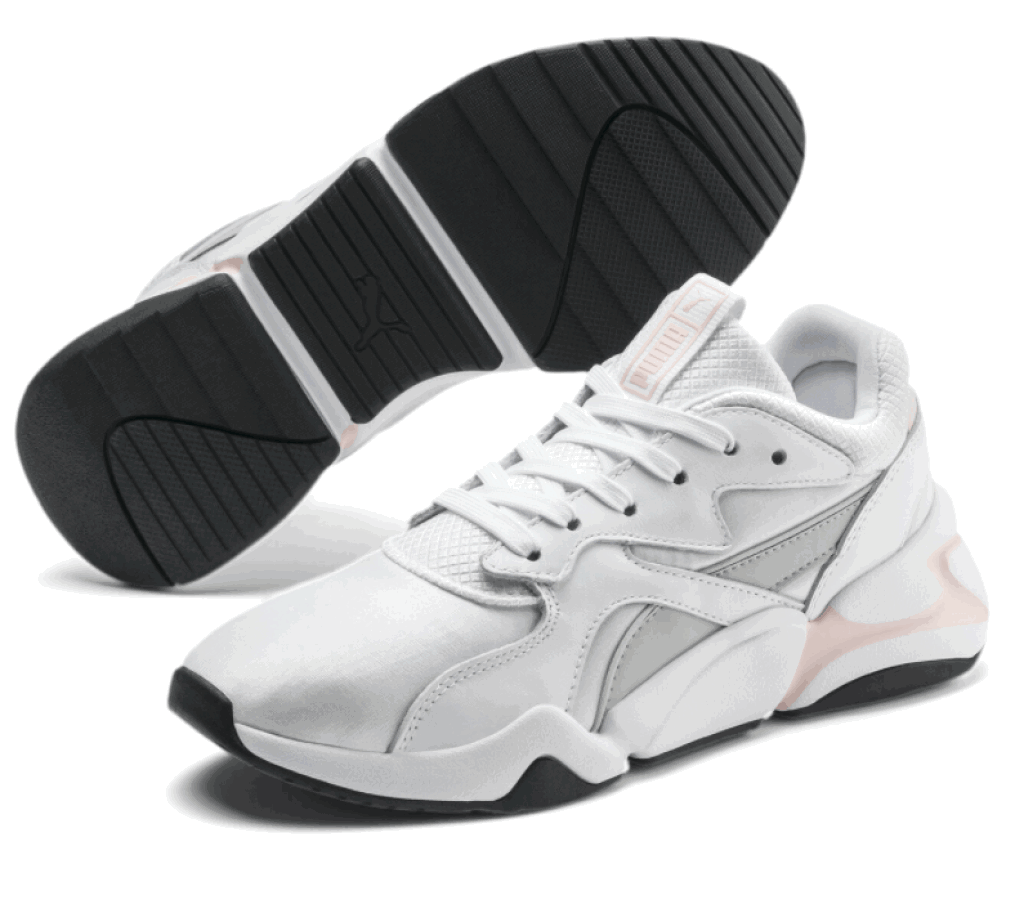 Puma Nova Gleam Damen Sneaker In Weiss