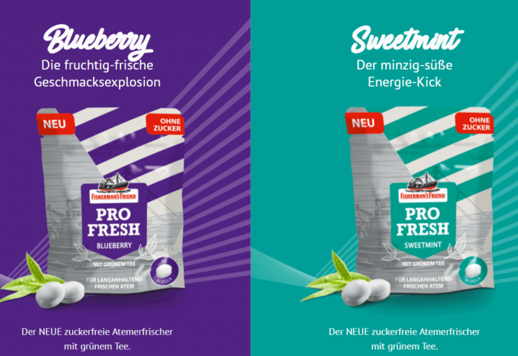 Profresh Blueberry Sweetmint Gratis Testen – Cashback