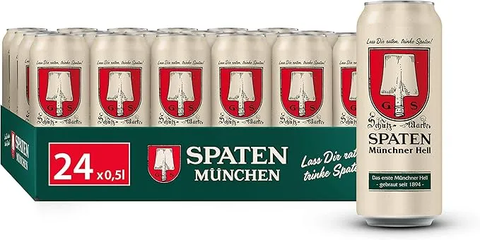 Schnäppchen, Deals und Rabattcodes des Tages - SPATEN Münchner Hell Dosenbier 24er Pack