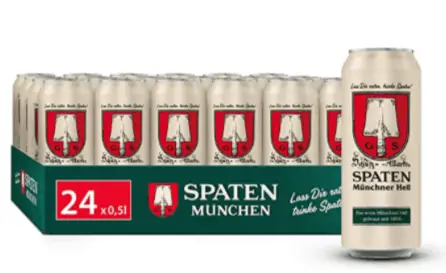 SPATEN Muenchner Helles Dosenbier EINWEG 24 x 0 5 l Amazon de Bier Wein Spirituosen