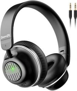 Supereq Bluetooth 5.0 Active Noise Cancelling Kopfhoerer