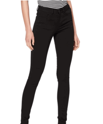 Tom Tailor Denim Damen Nela Extra Skinny Jeans Black Denim 10240 29W 34L Amazon De Bekleidung