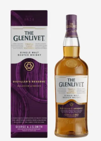 The Glenlivet Triple Cask Matured Distillers Reserve Matured Single Malt Scotch Whisky 40 1L