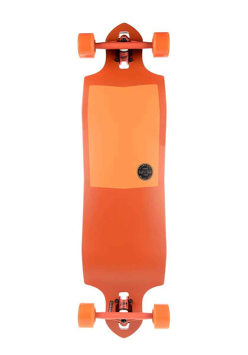 Globe Sledgehog Fibercarve 37 5 Longboard Unisex Orange