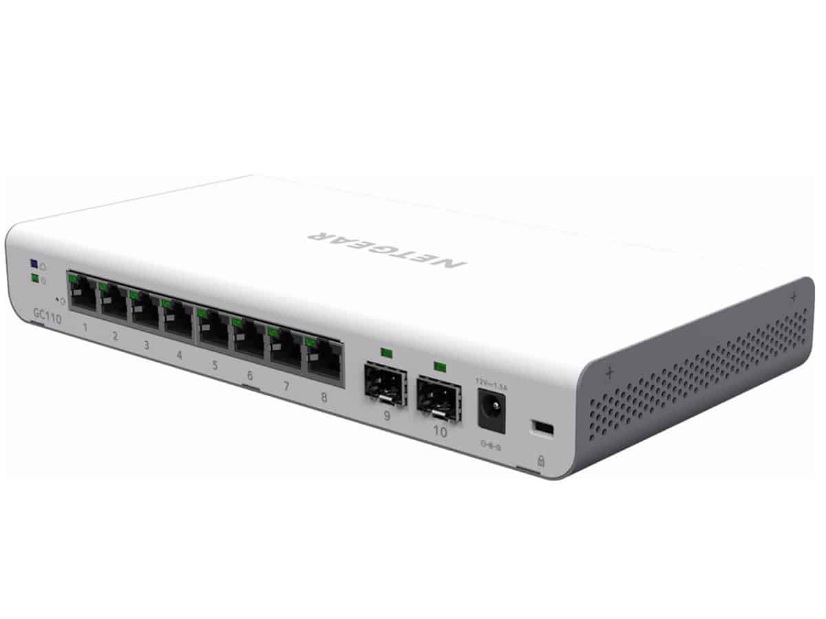 Netgear Gc110P Switch Poe 8 Port 2X Sfp