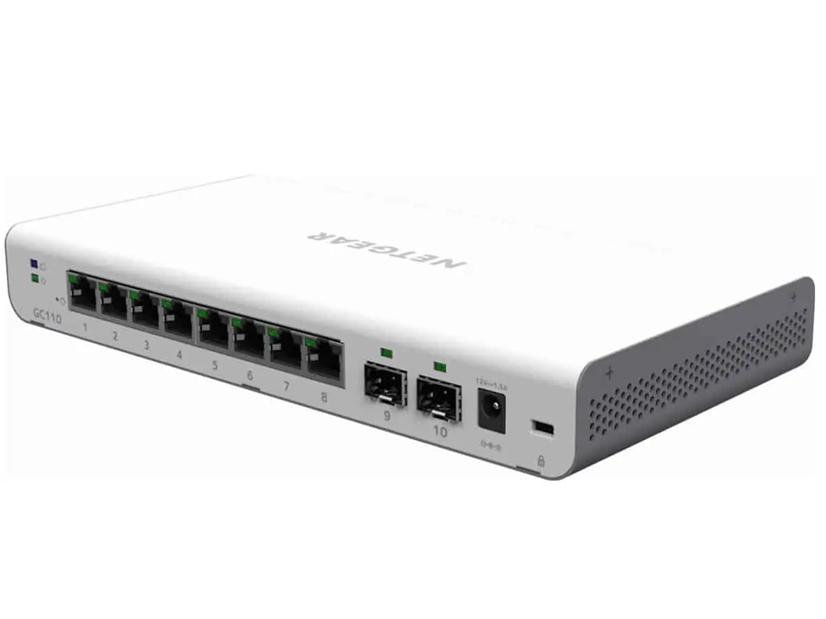 netgear gc110p switch poe 8 port 2x sfp