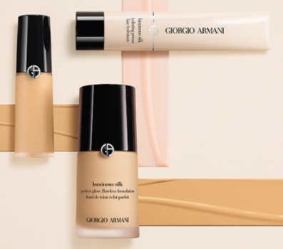 Armani Beauty Luminous Silk Foundation Perfect Glow Routine