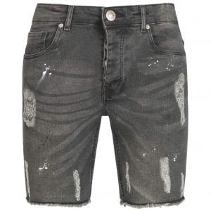 Brave Soul Rally Denim Herren Ripped Jeans Shorts