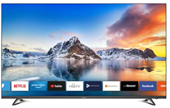 DYON Movie Smart 55 XT 138 7 cm 55 Zoll Fernseher 4K Ultra HD Smart TV HD Triple Tuner DVB C S2 T2 Prime Video Netflix HbbTV Modelljahr 2020 Amazon de Heimkino TV Video