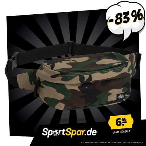 Dickies Penwell Bauchtasche in Camo-Style für 6,66 € zzgl. 3,95 Versand