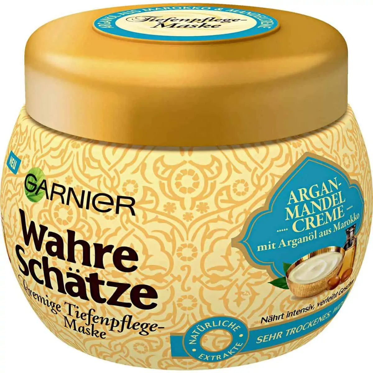 Garnier Wahre Schätze Cremige Tiefenpflege-Maske mit Arganöl aus Marokko ab 1,50 € inkl. Prime-Versand