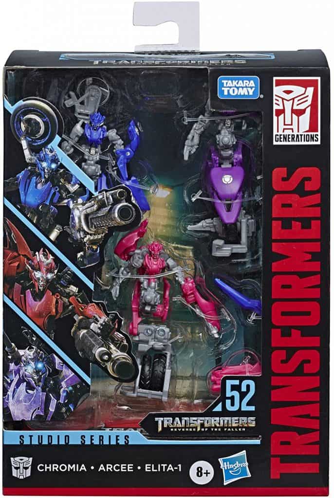 Hasbro Transformers Chromia Arcee Elita 52 Spielfiguren 3Er Pack