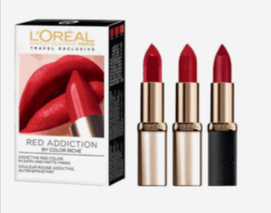 Loreal Paris Color Riche Red Addiction Lippenstift Set