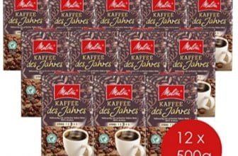 Melitta Gemahlener Roestkaffee Filterkaffee 100 Arabica Kaffee des Jahres 2020 vollmundig mit zartherber Kakao Note 12 x 500 g Amazon de Lebensmittel Getraenke