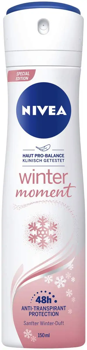 NIVEA Winter Moment Deo Spray 150 ml ab 0,75 € inkl. Prime-Versand