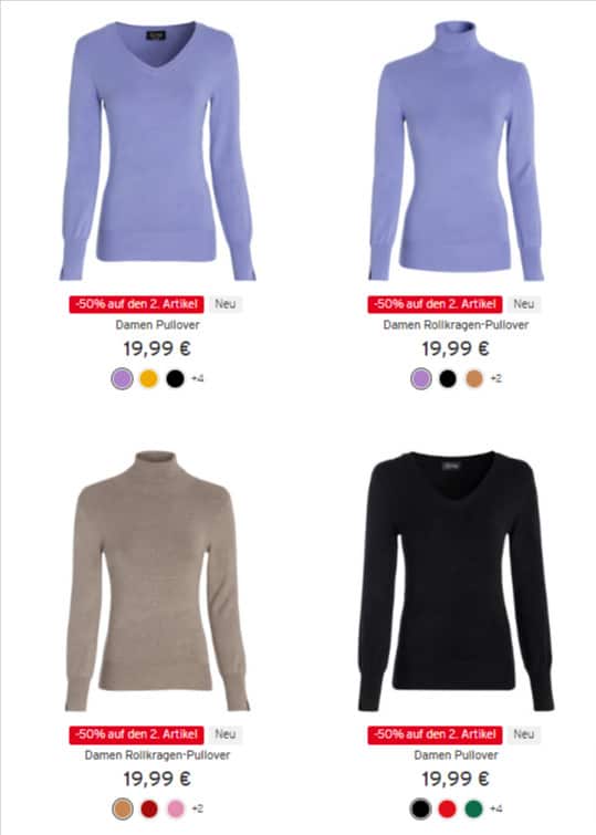 Pullover Fuer Damen Guenstig Kaufen Ernsting S Family 1