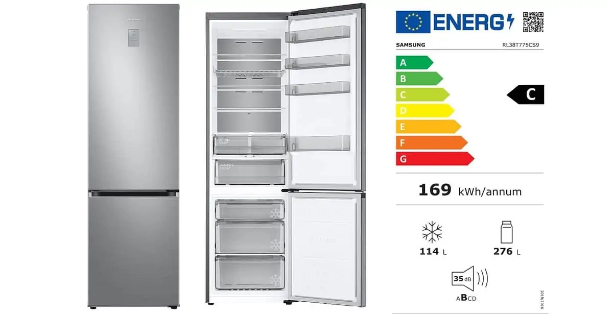 Samsung RL38T775CS9/EG Kühl-/Gefrierkombination (A+++, 180 kWh/Jahr, 2030 mm hoch, Edelstahl) für 699,00 € inkl. Versand (statt 894,00 €)