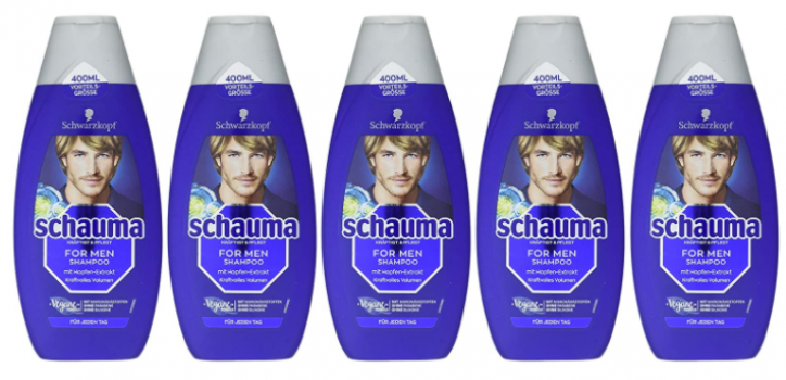 Schauma Schwarzkopf Shampoo Herren fuer kraftvolles Volumen 5er Pack 5 x 400ml Amazon de Beauty