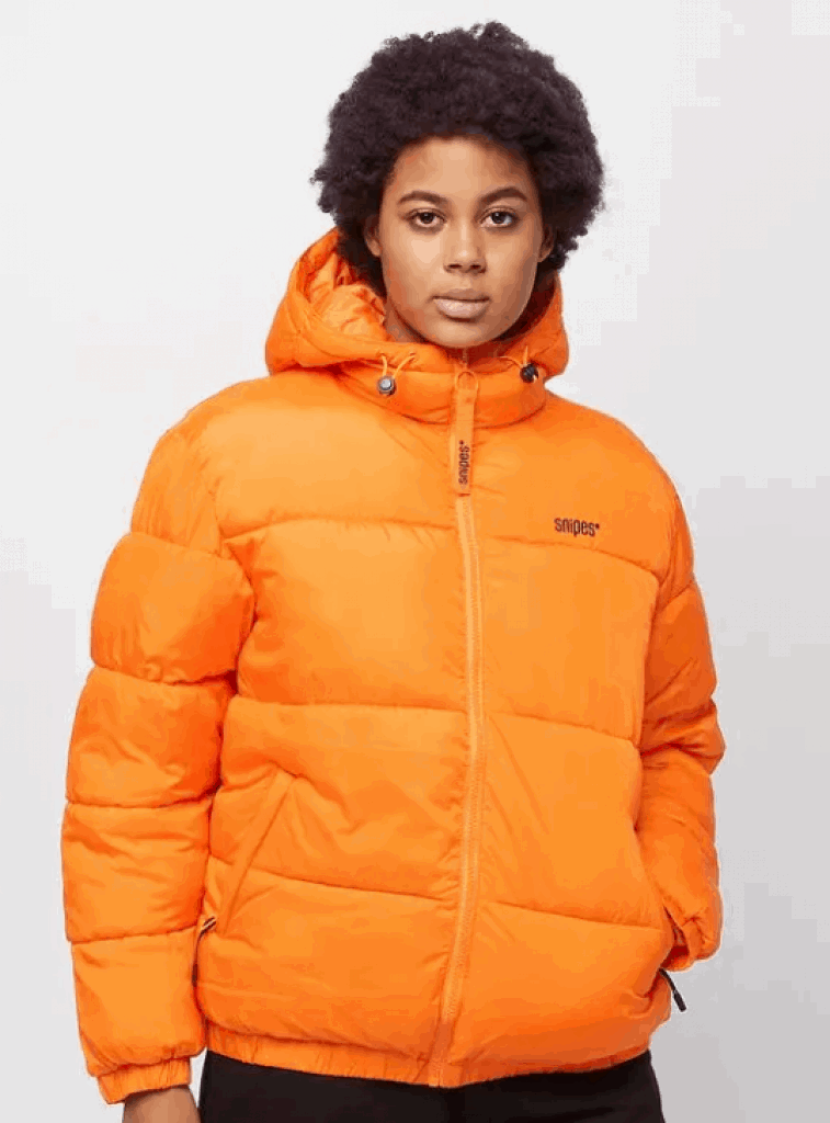 Snipes Chest Basic Logo Damen Winterjacke Orange